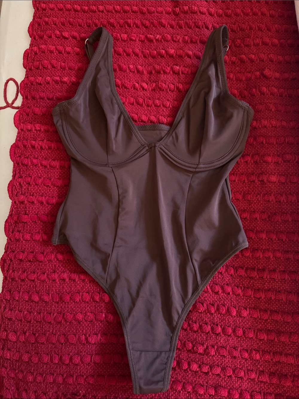 Brown bodysuit shapewear